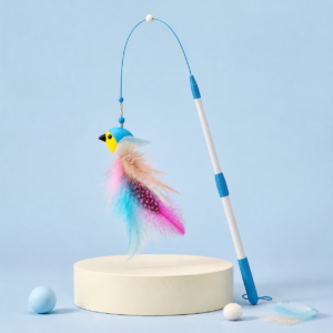 Flutter Bird Cat Wand Toy